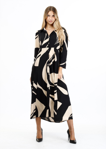 Immagine di Abito  lungo in cady fantasia