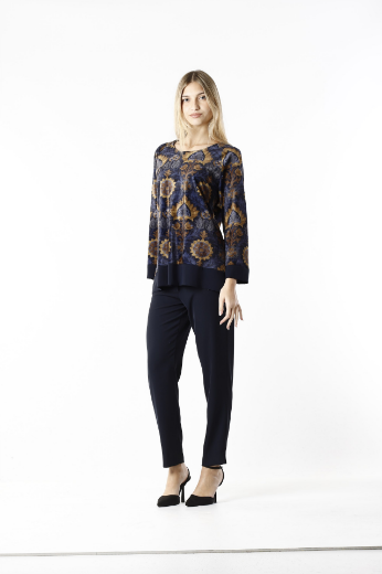 Immagine di Blusa  over fantasia barocco