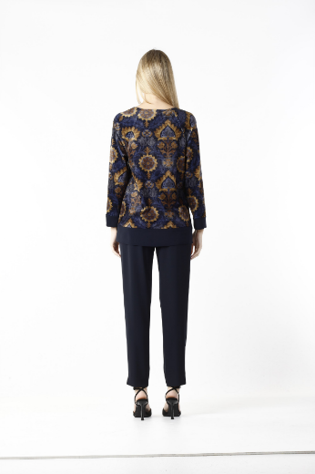 Immagine di Blusa  over fantasia barocco