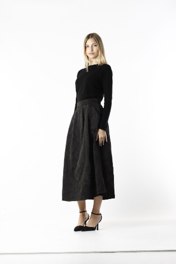 Immagine di Gonna tesuto jaquard con fiori