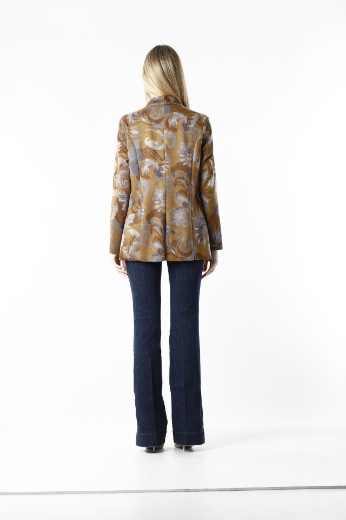 Immagine di Giacca collo rever dainetto fantasia