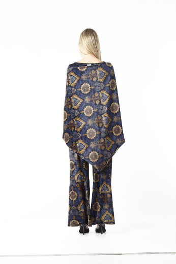 Immagine di Scialle velluto fantasia barocco