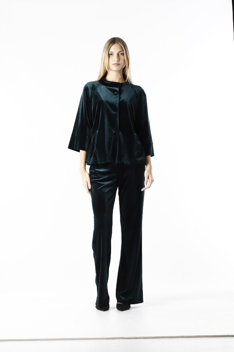 Immagine di Giacca corta collo jaqueline velluto