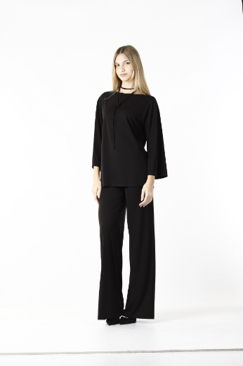 Immagine di Blusa over girocollo in jersey