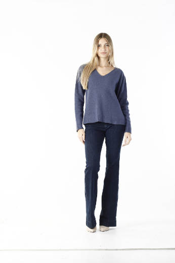 Immagine di Maglia rasata scollo v