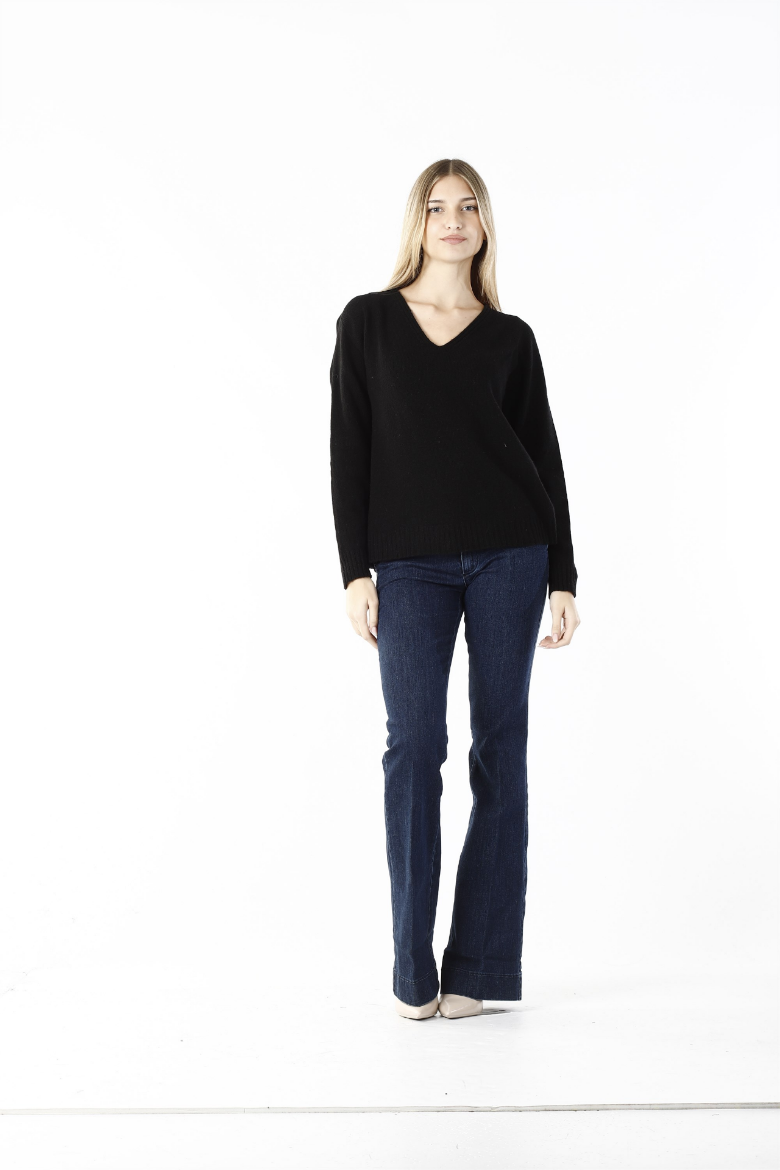 Immagine di Maglia rasata scollo v