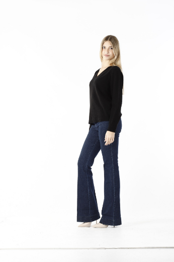 Immagine di Maglia rasata scollo v