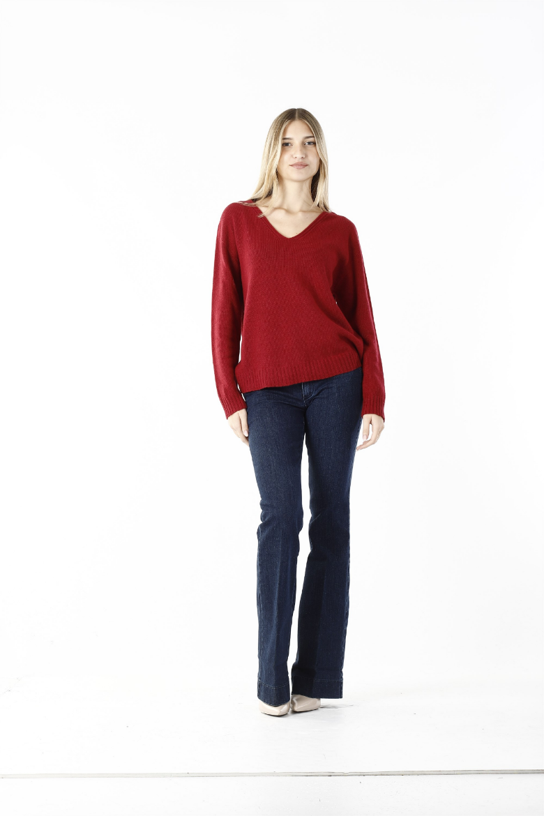 Immagine di Maglia rasata scollo v