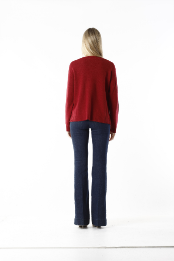 Immagine di Maglia rasata scollo v