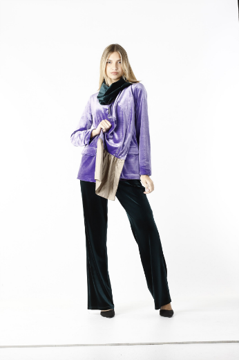 Immagine di Stola velluto e taffeta