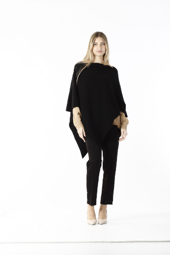 Immagine di Poncho   in maglia rasata