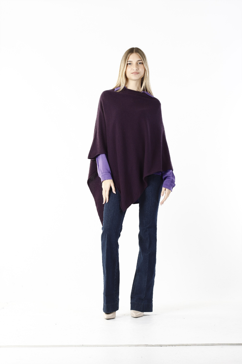 Immagine di Poncho   in maglia rasata