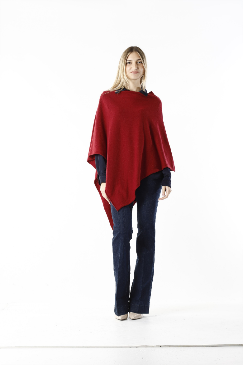 Immagine di Poncho   in maglia rasata