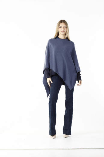 Immagine di Poncho   in maglia rasata