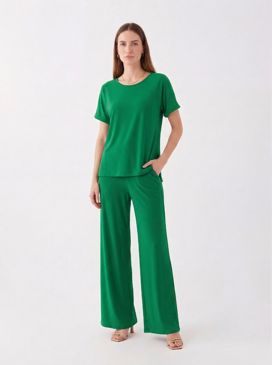 Immagine di Pantalone largo con coulisse e tasche