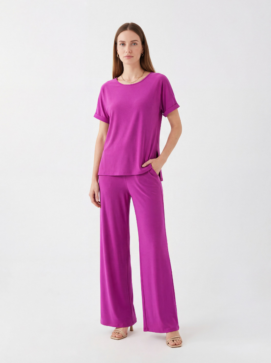 Immagine di Pantalone largo con coulisse e tasche