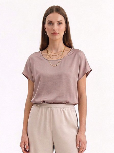 Immagine di Blusa slim manica scivolata