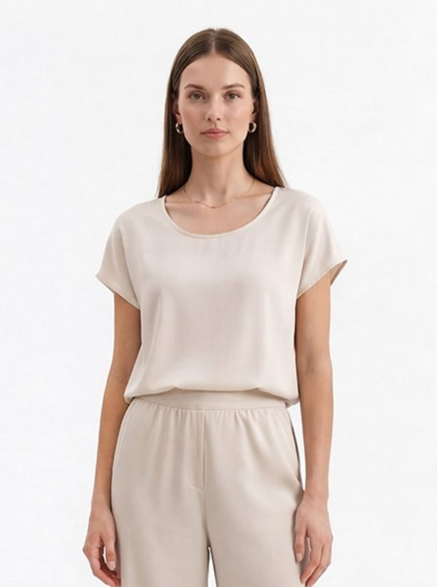 Immagine di Blusa slim manica scivolata