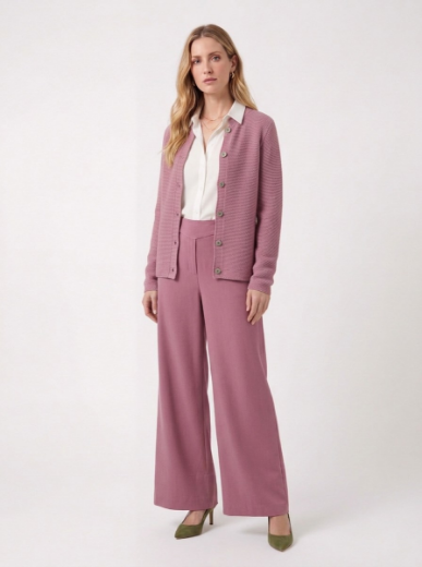 Immagine di Cardigan  punto riso con borroni