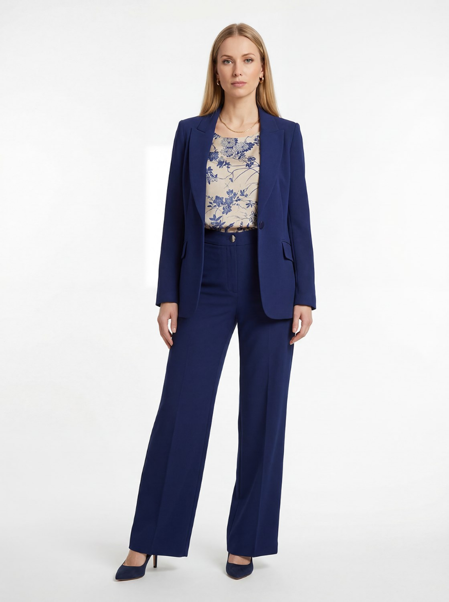 Immagine di Pantalone in cady zip centale