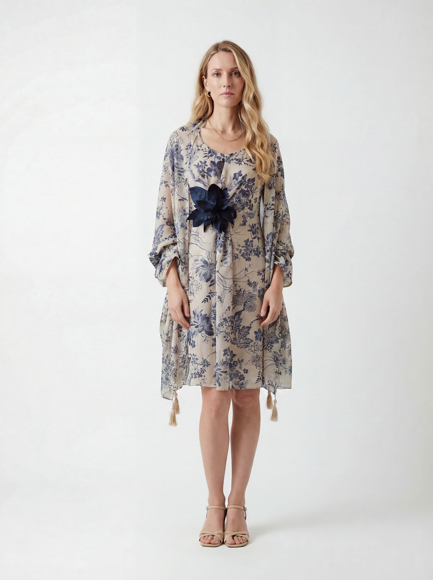 Immagine di Abito smanicato fantasia