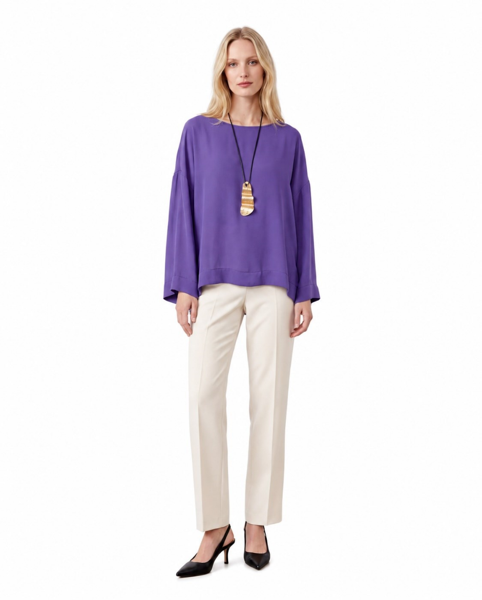 Immagine di Blusa over con spacchi