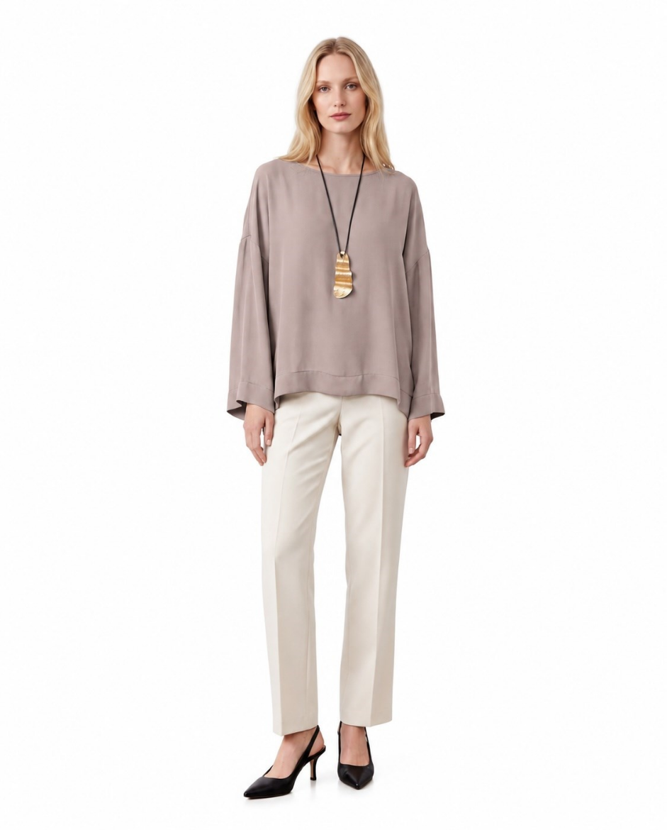 Immagine di Blusa over con spacchi
