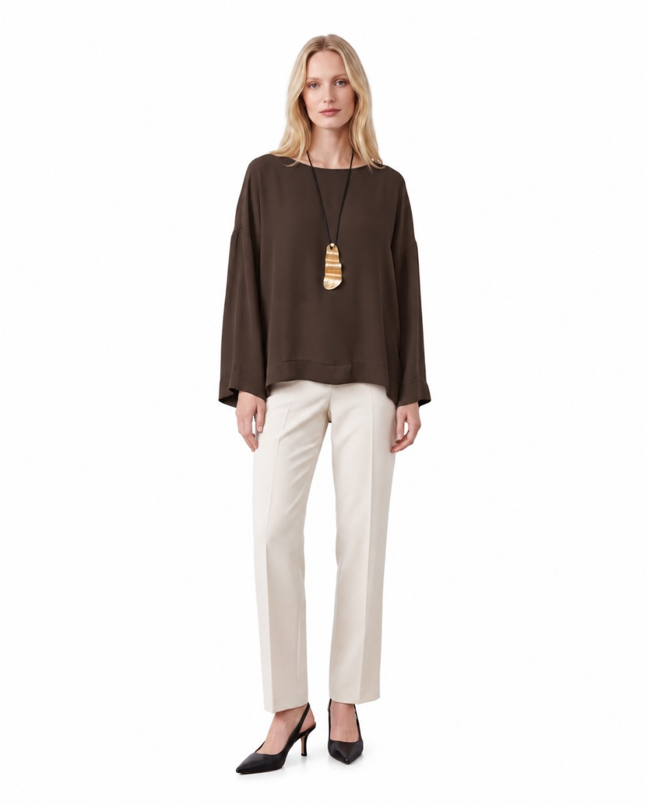 Immagine di Blusa over con spacchi