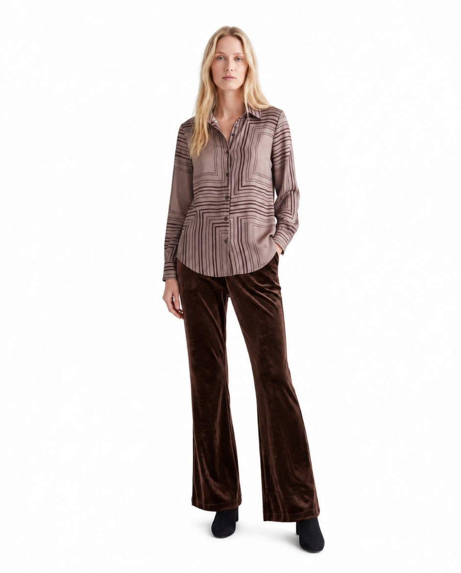 Immagine di Pantalone velluto c/elastico+tasche vere