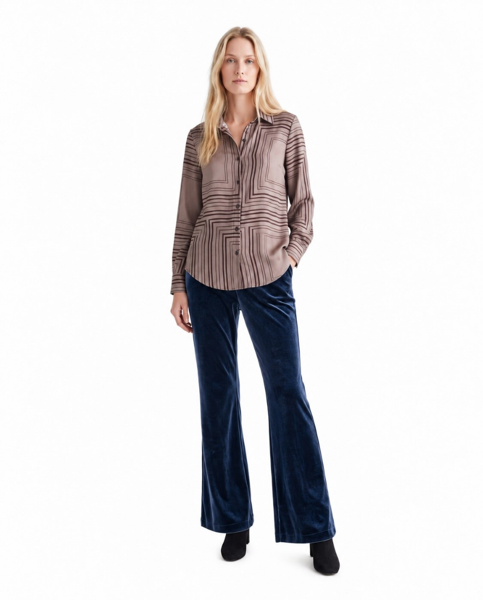 Immagine di Pantalone velluto c/elastico+tasche vere